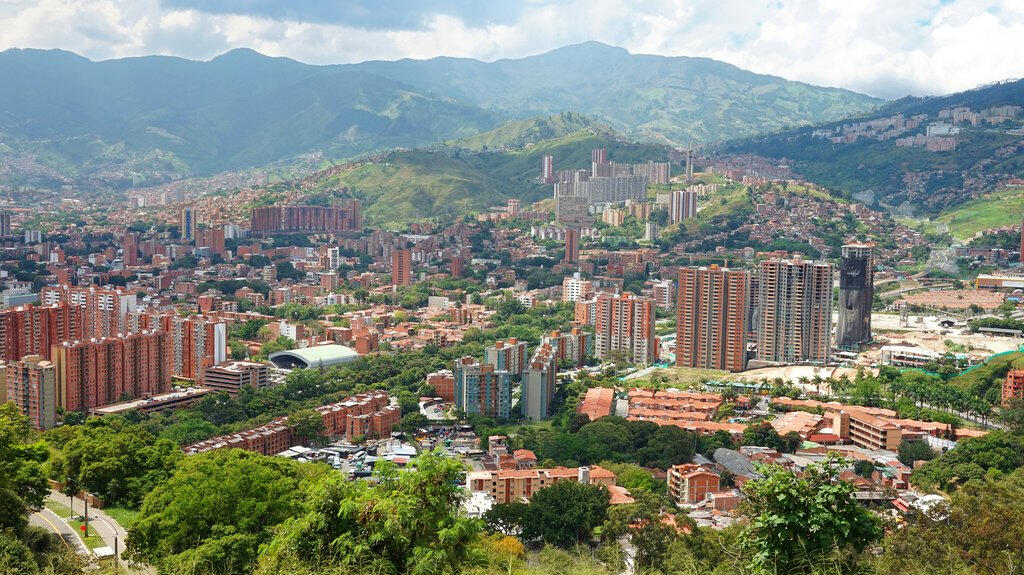 View of Medellin Colombia View of Medellín, Colombia during a 7-day salsa vacation